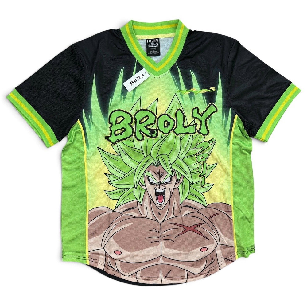 NWT Dragon Ball Z Broly Batting Jersey - BoxLunch Exclusive Size Large (L)